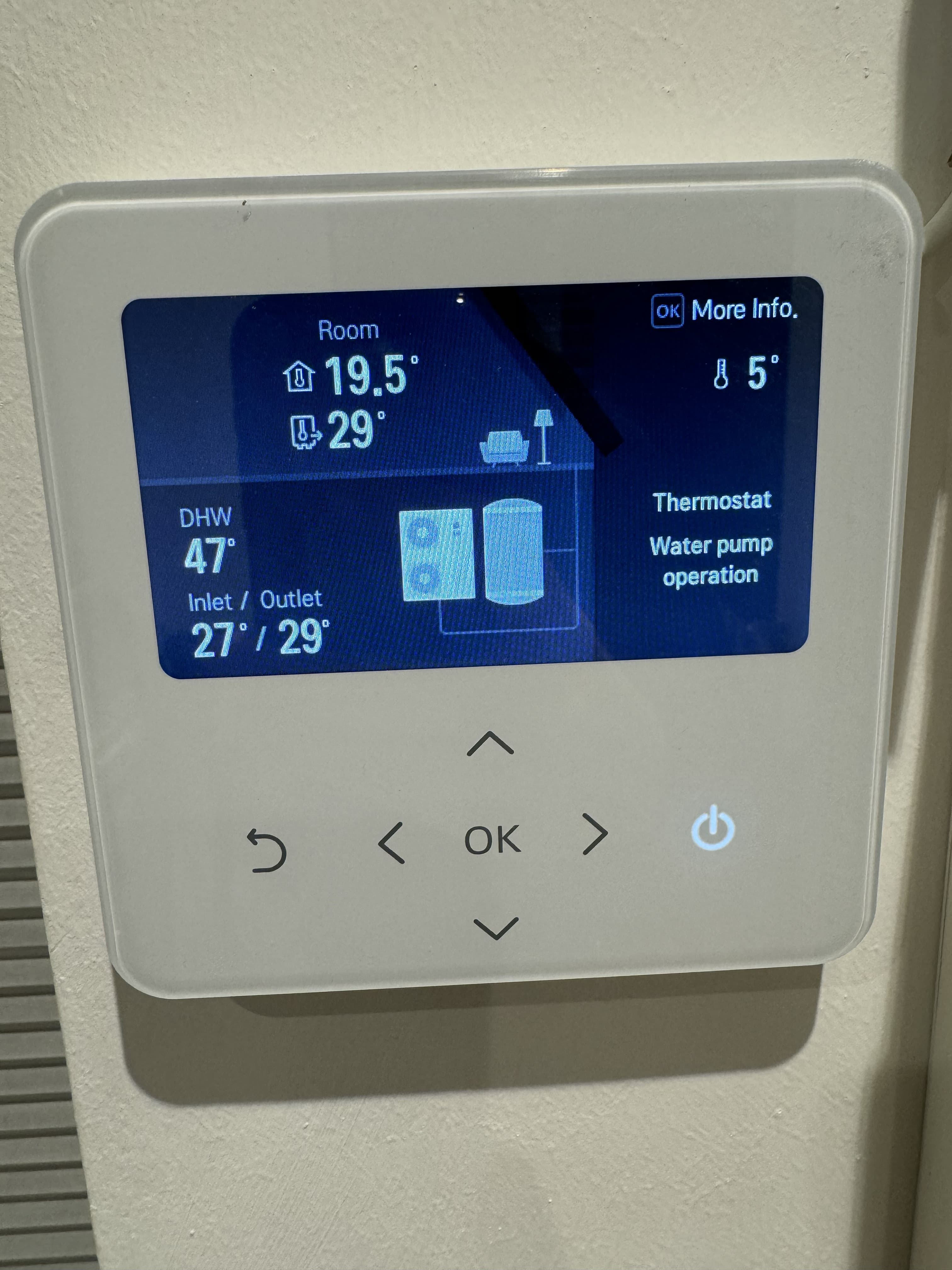 Plumbing and heating work