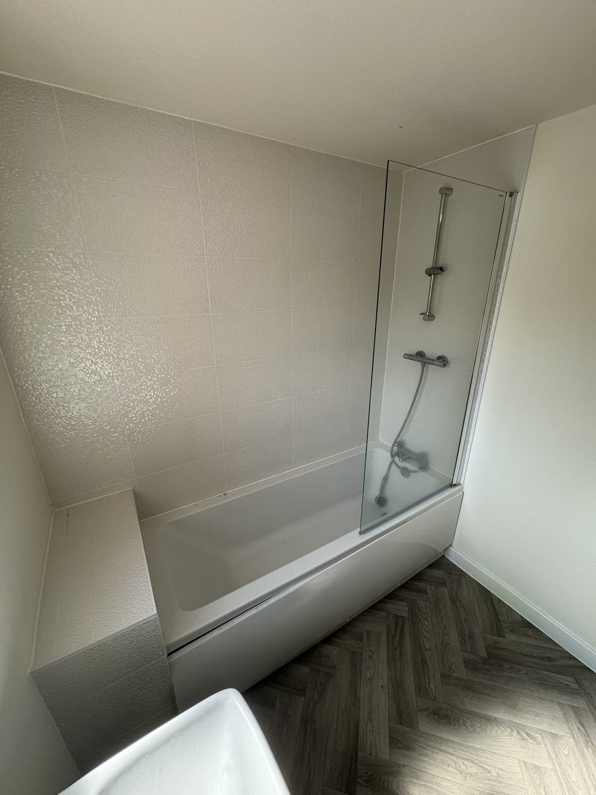 Before — existing room before work began