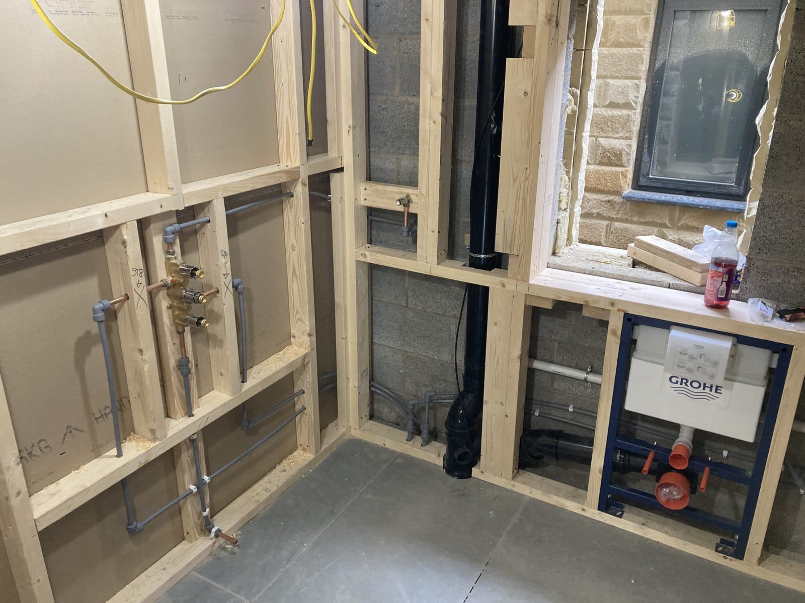 Plumbing and heating work