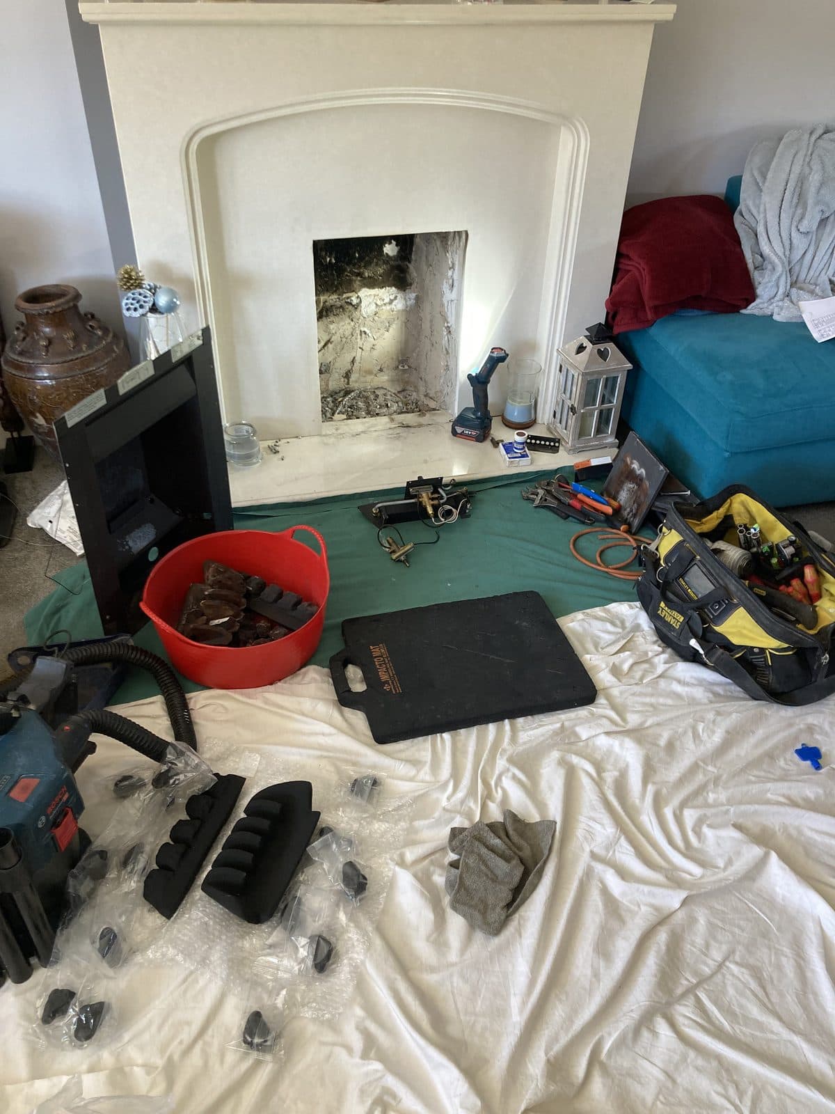 Plumbing and heating work